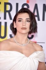 DUA LIPA at American Music Awards in Los Angeles 10/09/2018