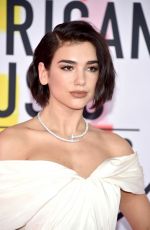 DUA LIPA at American Music Awards in Los Angeles 10/09/2018