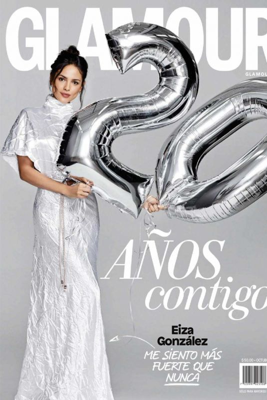 EIZA GONZALEZ in Glamour Magazine, Mexico October 2018