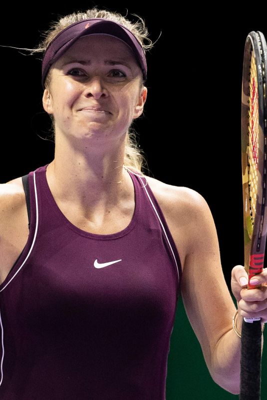 ELINA SVITOLINA at BNP Paribas WTA Finals in Singapore 10/25/2018