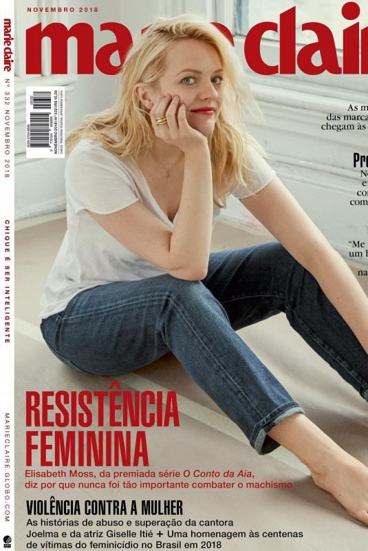 ELISABETH MOSS in Marie Claire magazine, Brasil November 2018