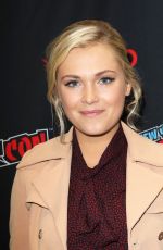 ELIZA TAYLOR at The 100 Panel at New York Comic-con 10/07/2018