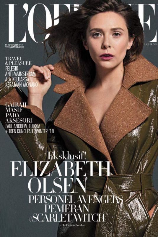 ELIZABETH OLSEN for L’Officiel, Indonesia October 2018 Issue
