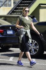 ELIZABETH OLSEN Leaves a Gym in Los Angeles 10/11/2018