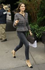 ELLA HUNT Out in New York 10/16/2018