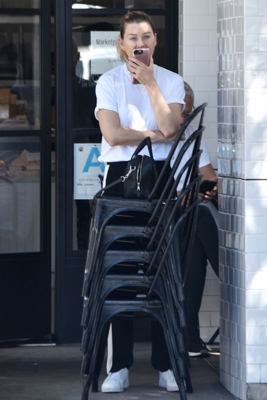ELLEN POMPEO Out in Los Angeles 10/08/2018