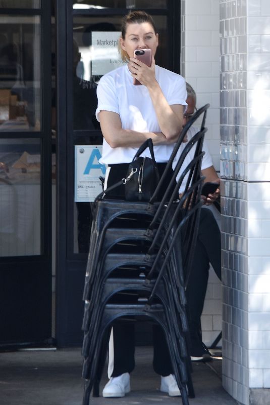 ELLEN POMPEO Out in Los Angeles 10/08/2018