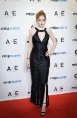 ELLIE BAMBER at 2018 Mipcom Opening in Cannes 10/15/2018