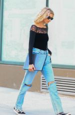ELSA HOSK Out in New York 10/10/2018