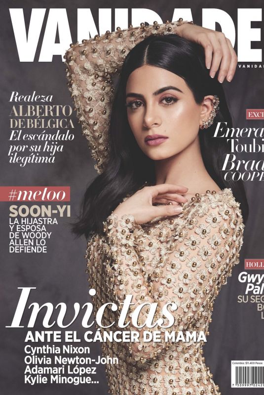 EMERAUDE TOUBIA on the Cover of Vanidades Magazine, Colombia November 2018