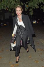 EMILIA CLARKE at BFI Party in London 10/20/2018