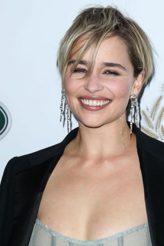 EMILIA CLARKE at Britannia Awards 2018 in Beverly HIlls 10/26/2018