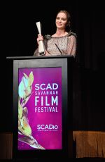 EMILY BLUNT at Scad Savannah Film Festival Opening Night 10/27/2018