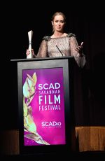 EMILY BLUNT at Scad Savannah Film Festival Opening Night 10/27/2018