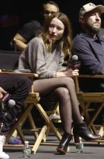 EMILY BROWNING at American Gods Panel at New York Comic-con 10/05/2018