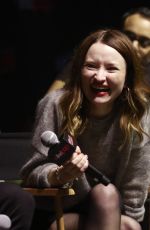 EMILY BROWNING at American Gods Panel at New York Comic-con 10/05/2018