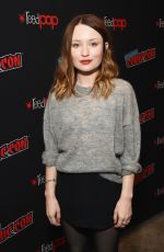 EMILY BROWNING at Starz Brings American Gods to New York Comic-con 10/05/2018