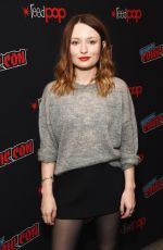 EMILY BROWNING at Starz Brings American Gods to New York Comic-con 10/05/2018