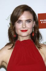EMILY DESCHANEL at Farm Sanctuary on the Hudson Gala in New York 10/04/2018