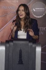 EMILY DIDONATO at Empire State Building in New York 10/04/2018