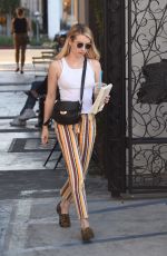 EMMA ROBERTS Leaves 901 Salon in West Hollywood 10/01/2018