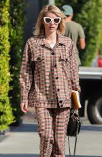 EMMA ROBERTS Leaves Nine Zero One Salon in West Hollywood 10/30/2018