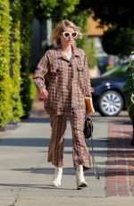 EMMA ROBERTS Leaves Nine Zero One Salon in West Hollywood 10/30/2018