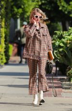 EMMA ROBERTS Leaves Nine Zero One Salon in West Hollywood 10/30/2018