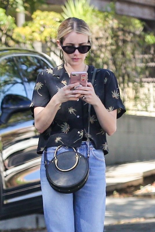 EMMA ROBERTS Out and About in Los Feliz 10/16/2018