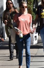 EMMA ROBERTS Out for Coffee in Los Angeles 10/09/2018