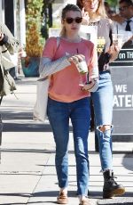 EMMA ROBERTS Out for Coffee in Los Angeles 10/09/2018