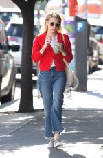 EMMA ROBERTS Out in Los Angeles 10/04/2018