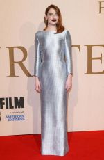 EMMA STONE at The Favourite Premiere at BFI London Film Festival 10/18/2018