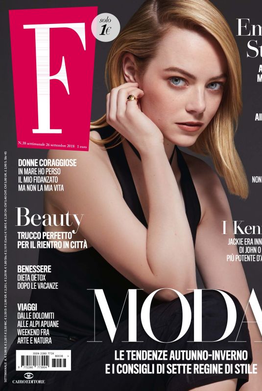 EMMA STONE in F Magazine, N.38 September 2018