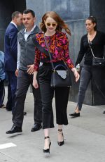 EMMA STONE Leaves Great Minds Think Unalike in New York 10/01/2018