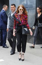 EMMA STONE Leaves Great Minds Think Unalike in New York 10/01/2018
