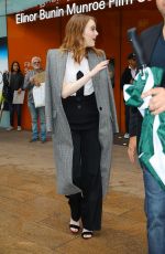 EMMA STONE Out and About in New York 10/02/2018