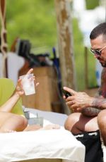 EMMA WILLIS in Bikini on Holiday in Ibiza 10/04/2018