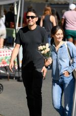 EMMY ROSSUM and Sam Esmail at Farmer