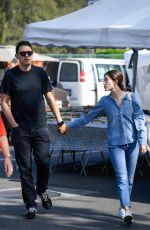 EMMY ROSSUM and Sam Esmail at Farmer