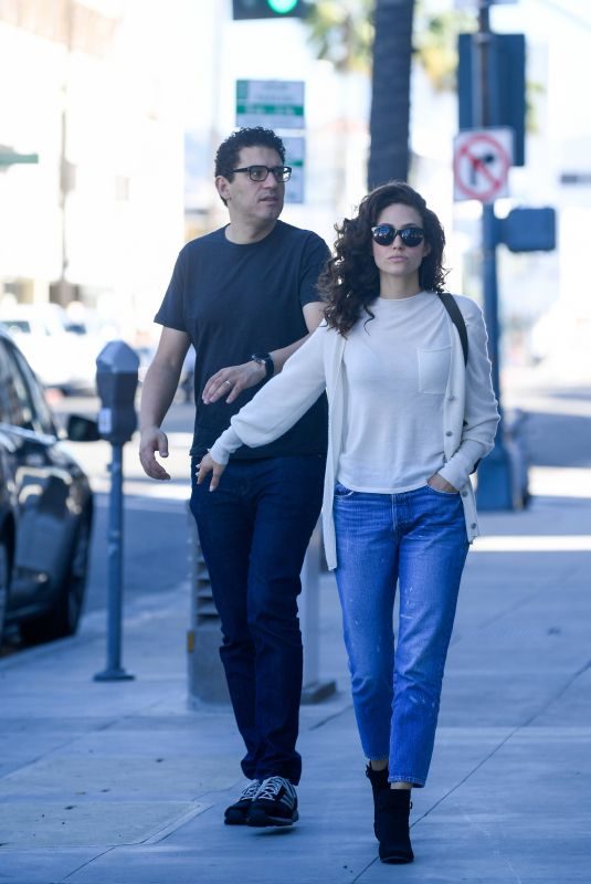 EMMY ROSSUM Out for Breakfast in Beverly Hills 10/22/2018