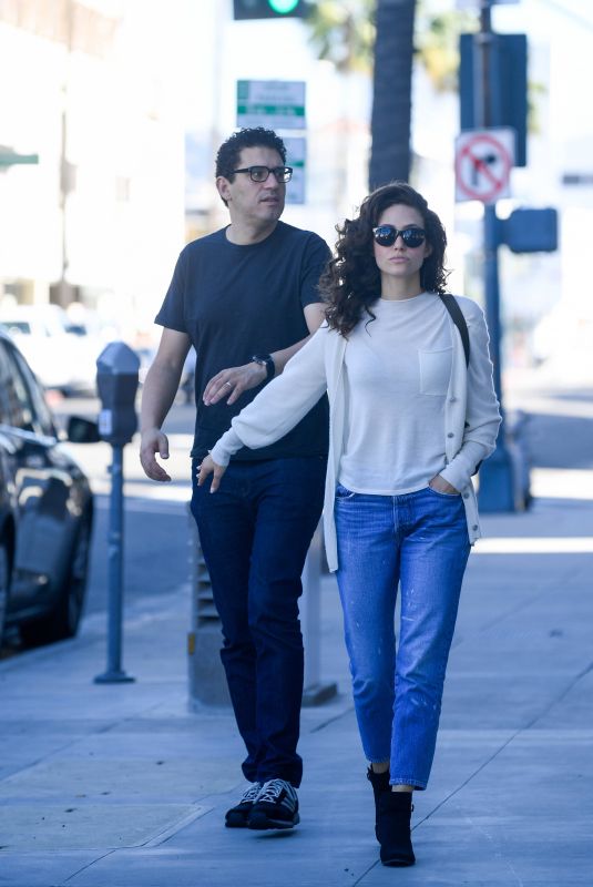 EMMY ROSSUM Out for Breakfast in Beverly Hills 10/22/2018