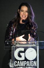 EVANGELINE LILLY at GO Campaign Gala in Los Angeles 10/20/2018