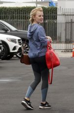 EVANNA LYNCH Arrives at Dance Practice in Los Angeles 10/14/2018