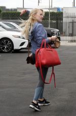 EVANNA LYNCH Arrives at Dance Practice in Los Angeles 10/14/2018