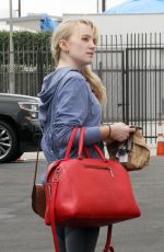 EVANNA LYNCH Arrives at Dance Practice in Los Angeles 10/14/2018