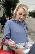 EVANNA LYNCH Arrives at Dance Practice in Los Angeles 10/14/2018