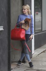 EVANNA LYNCH Arrives at Dance Practice in Los Angeles 10/14/2018