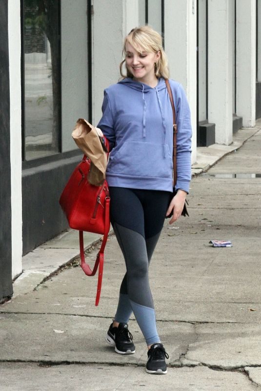 EVANNA LYNCH Arrives at Dance Practice in Los Angeles 10/14/2018