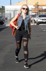 EVANNA LYNCH Arrives at Dancing with the Stars Rehearsal in Los Angeles 10/12/2018